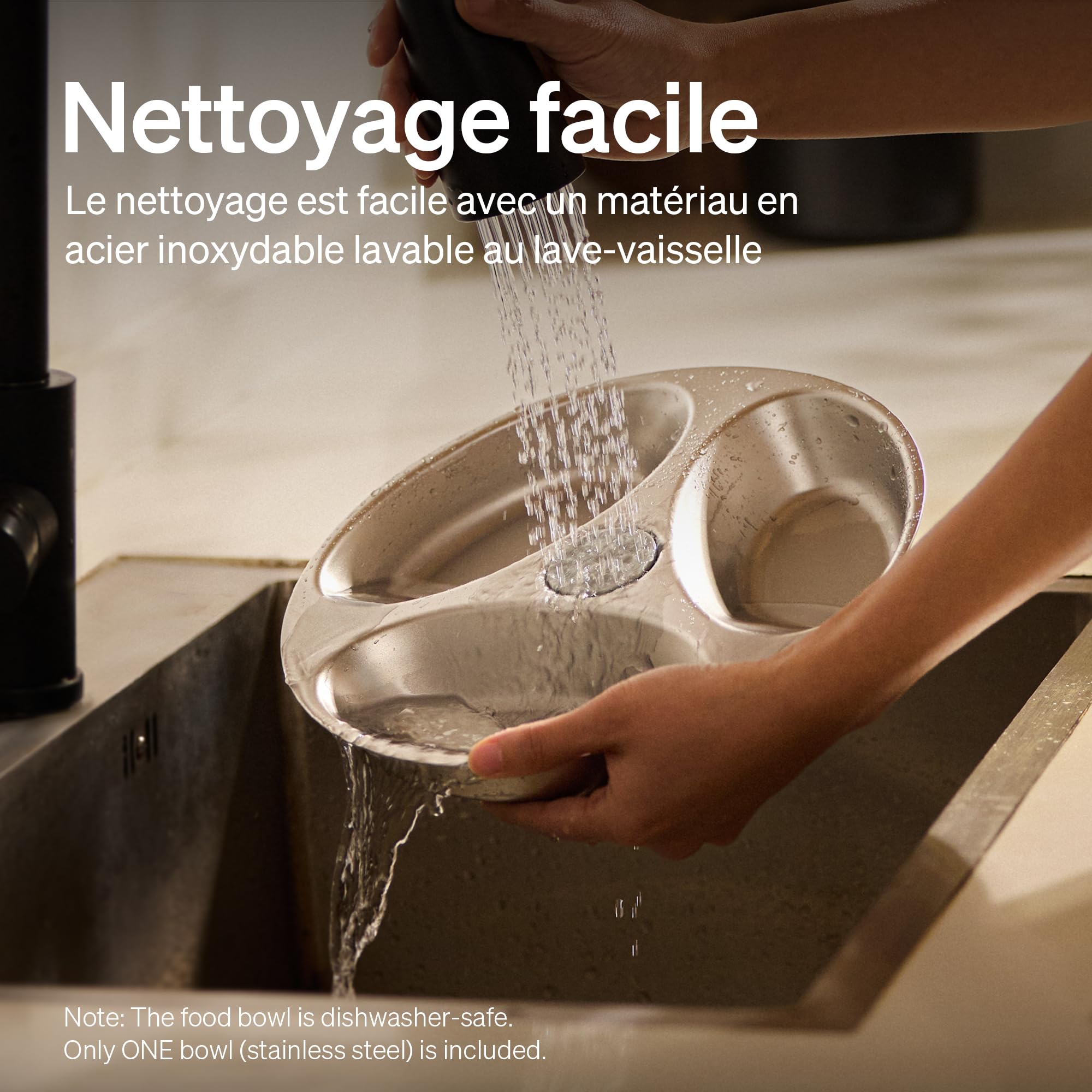 PETLIBRO Distributeur Automatique de Nourriture Humide en Acier Inoxydable, Lave-Vaisselle, Wi-FI 2,4 GHz, Refroidissement par Semi-Conducteur, Distributeur Croquettes Chat, Fraîcheur 3 Jours
