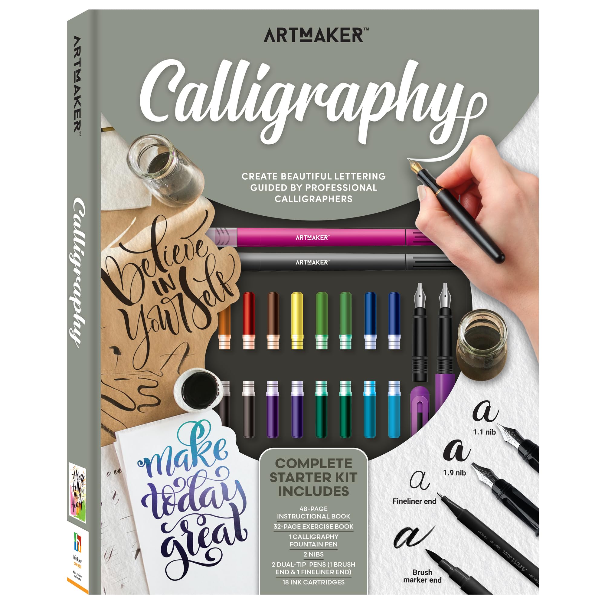 The Art of Calligraphy バインダーセット Amazon.com: Art Maker: Calligraphy - Complete Starter Kit, Pocket