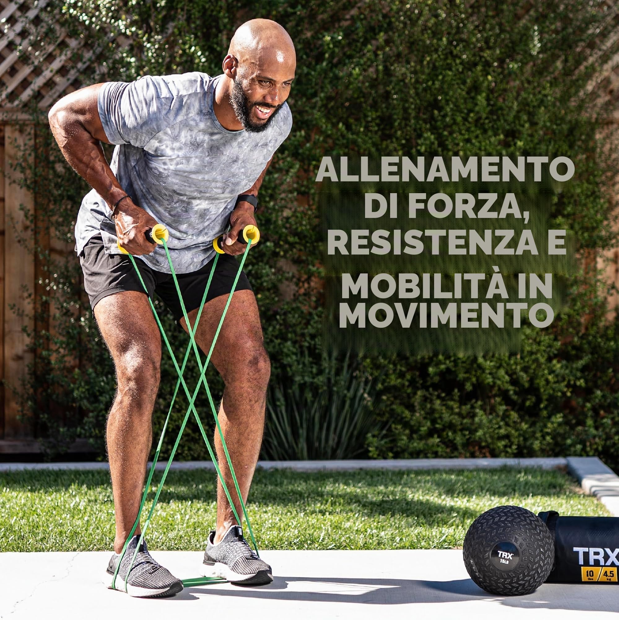 TRX Bandit Resistance Band Grip System - Allenamento della forza Home Gym