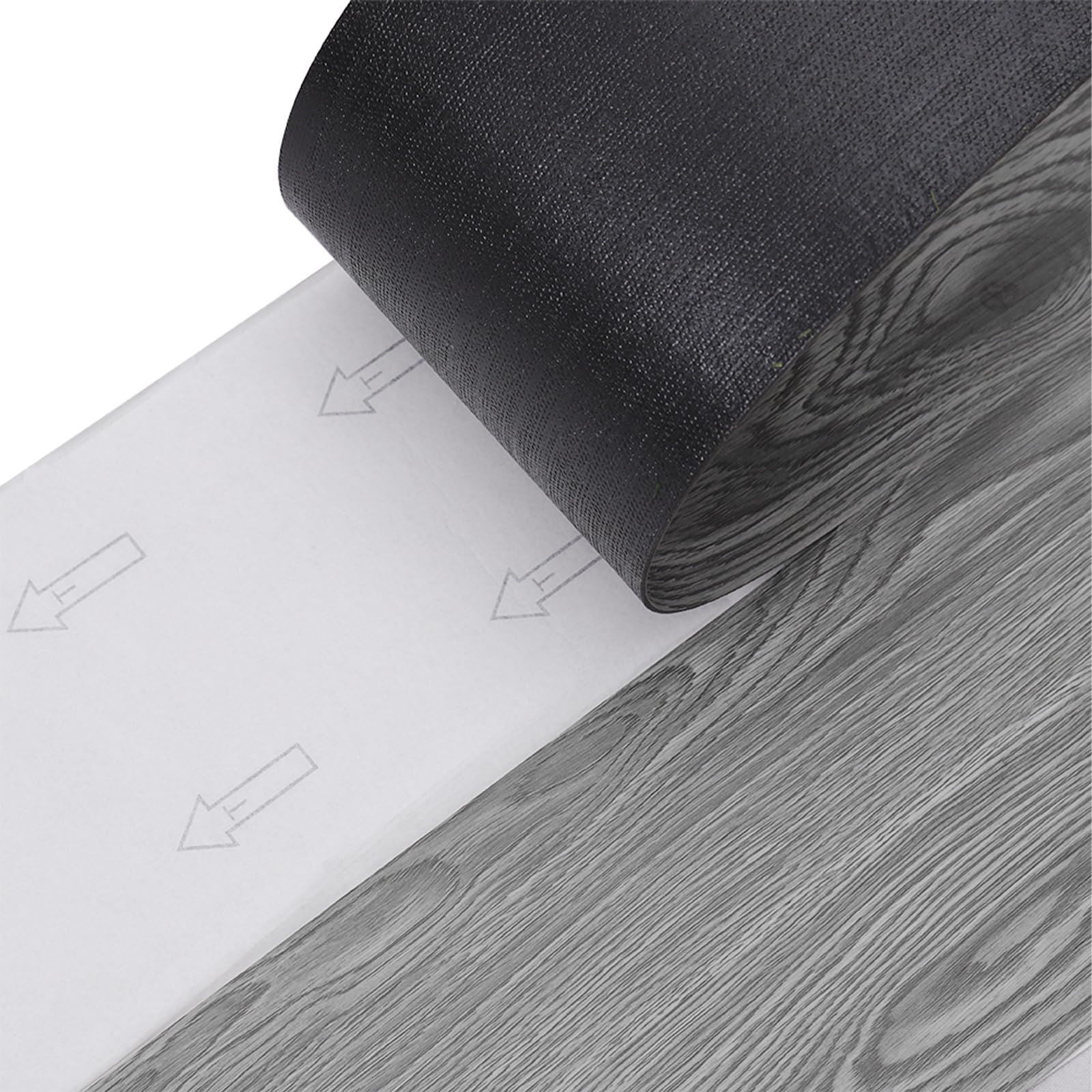 INMOZATA Revestimiento de suelo de PVC autoadhesivo, 36 baldosas/91,5 x 15,2 cm, 5,01 m², suelo de vinilo autoadhesivo, grosor 2 mm, impermeable, para cocina, baño, casa, baldosa, roble gris