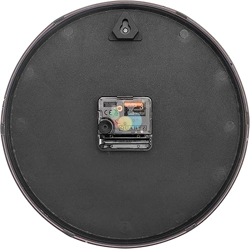 Miniatura 9 de Lumuasky Reloj de pared dorado moderno de 10 pulgadas, funciona con pilas, silencioso, sin tictac, para sala de estar, dormitorio, cocina, oficina,