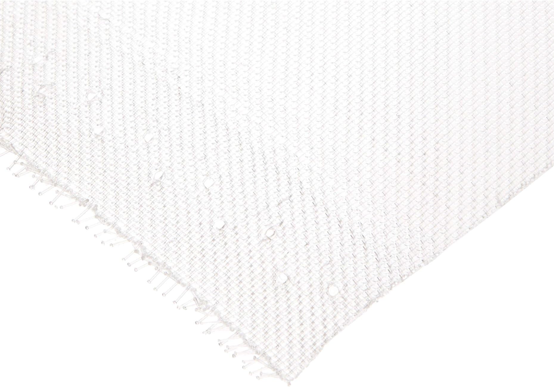 Polypropylene (PP) Mesh Sheet, Opaque White, 54.7" Width, 10 yards Length, 177 microns Mesh Size, 29% Open Area
