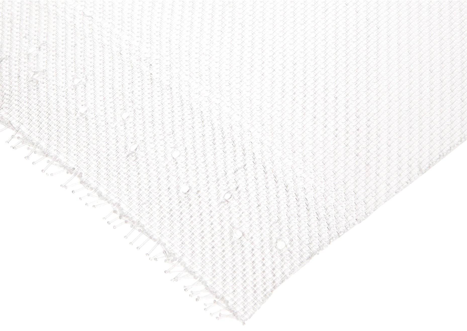 Polypropylene (PP) Mesh Sheet, Opaque White, 54.7" Width, 10 yards Length, 177 microns Mesh Size, 29% Open Area