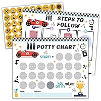 Vista 11 de Tabla de calcomanías de entrenamiento para ir al baño de construcción para niños y niñas, 10 tablas de entrenamiento para ir al baño con 216