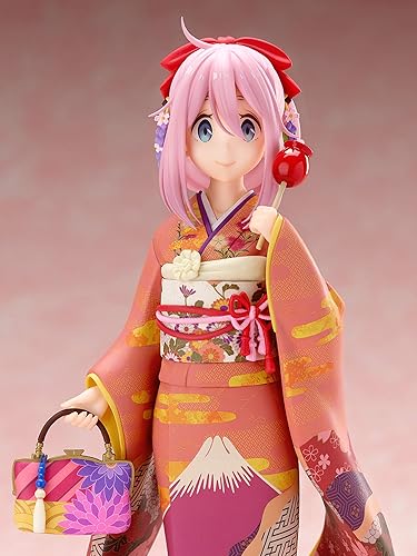 Miniatura 9 de FURYU Corporation Yuru Camp Nadeshiko Kagamihara Furisode ver. Figura escala 17