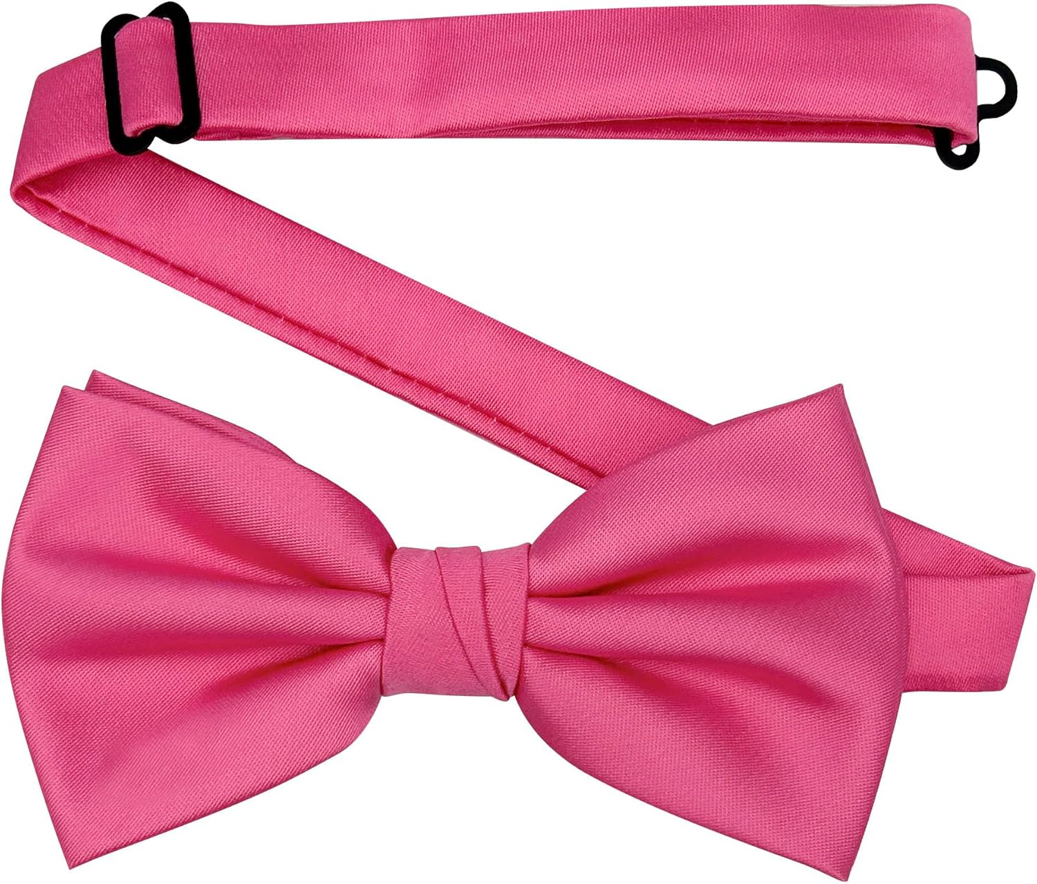 Adjustable Bow Ties for Men, Classic Solid Color Pre-Tied Bowties for Mens Wedding Party