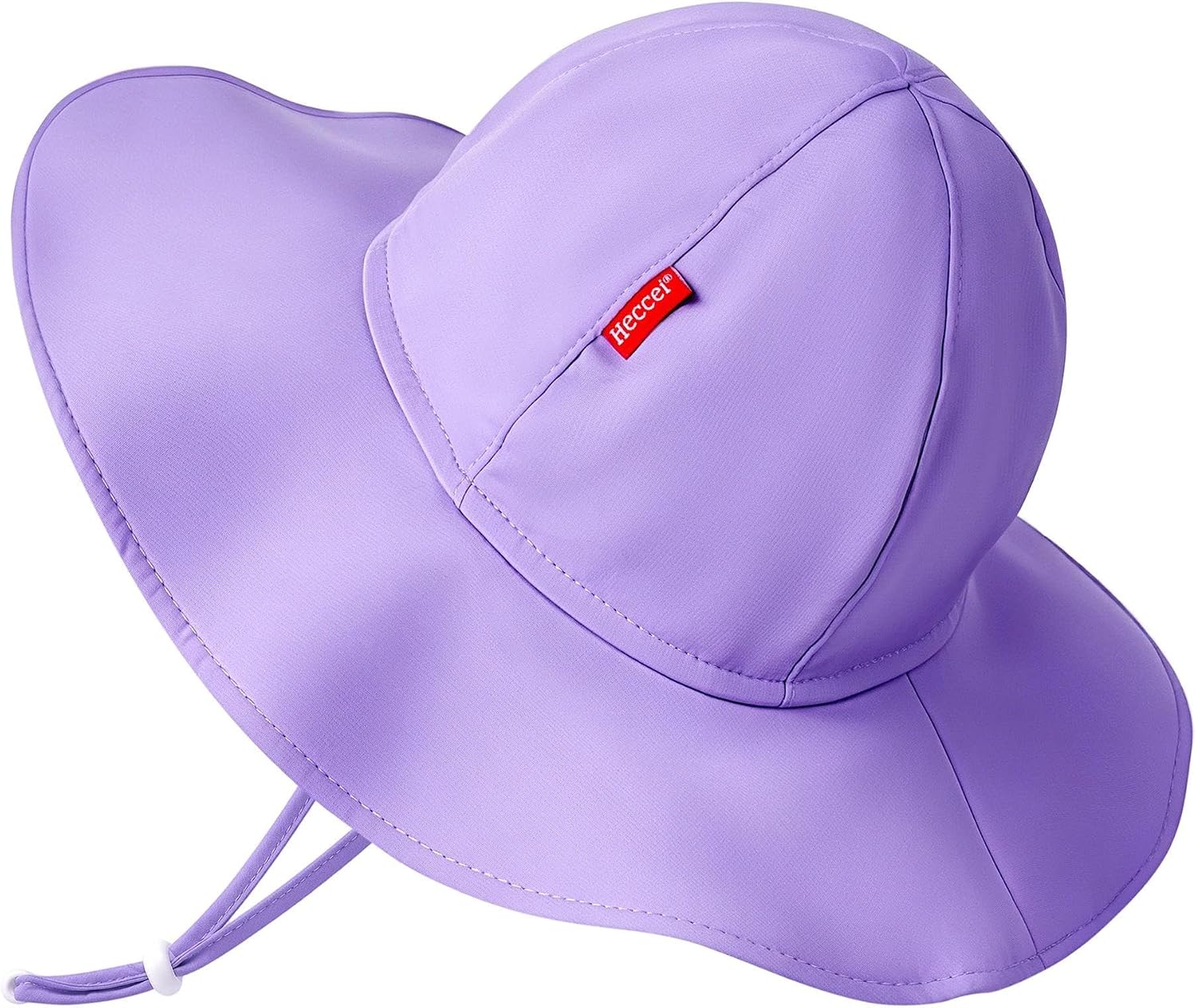 HECCEI Baby Sun Hat, UPF 50+ Wide Brim Toddler Bucket Hats, Quick-Dry Breathable Adjustable Beach Hat for Boy Girls 0-6 Years
