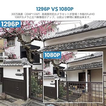 新品 TMEZON ワイヤレス 防犯カメラ2台セット 300万画素 10ch Amazon.co.jp: ワイヤレス 防犯カメラセット TMEZON 300万画素
