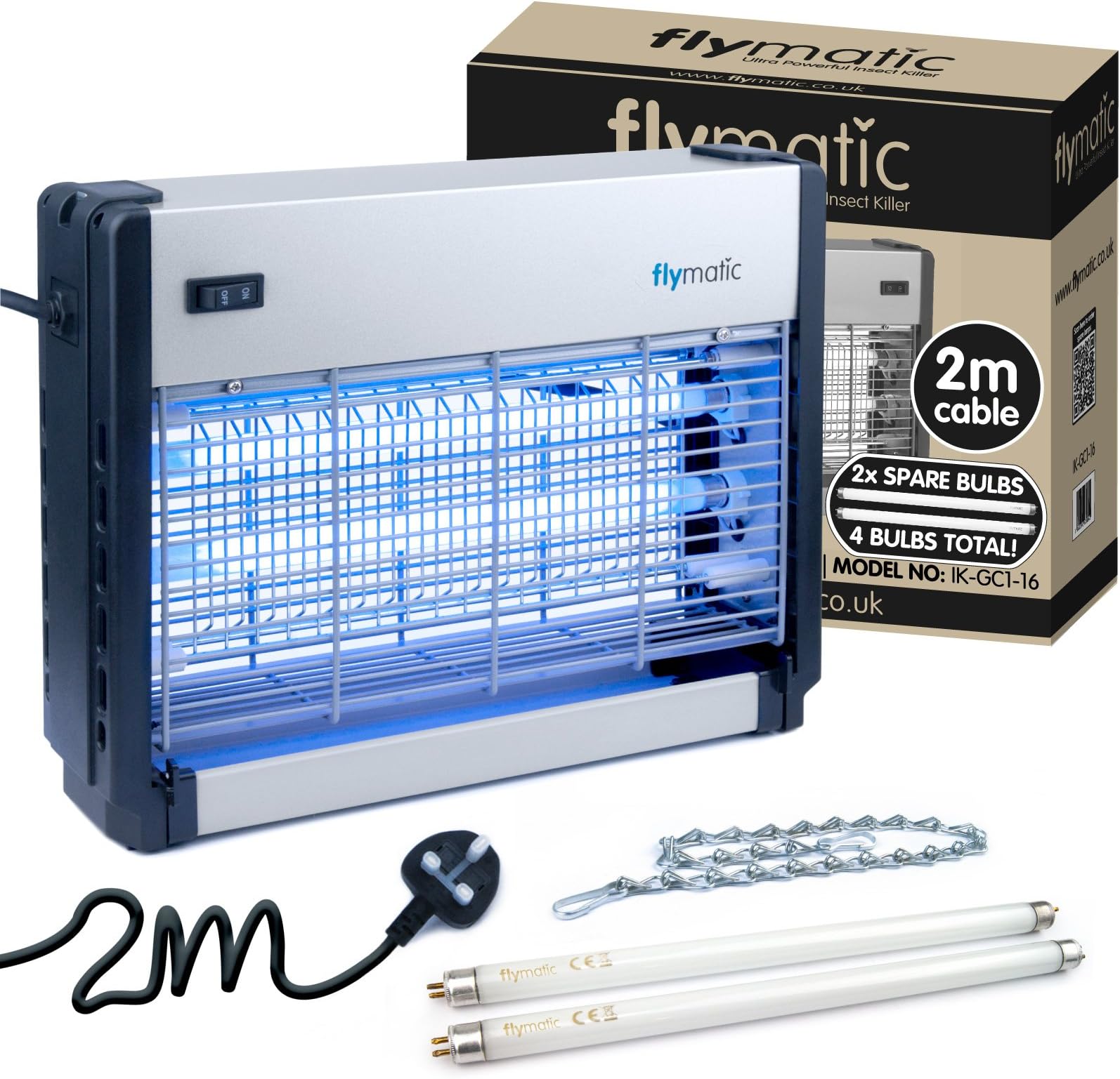 Professional Insect - Electric UV - Very Effective (16W (2x8W))