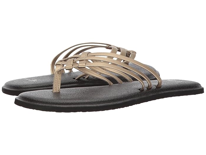 sanuk yoga salty metallic