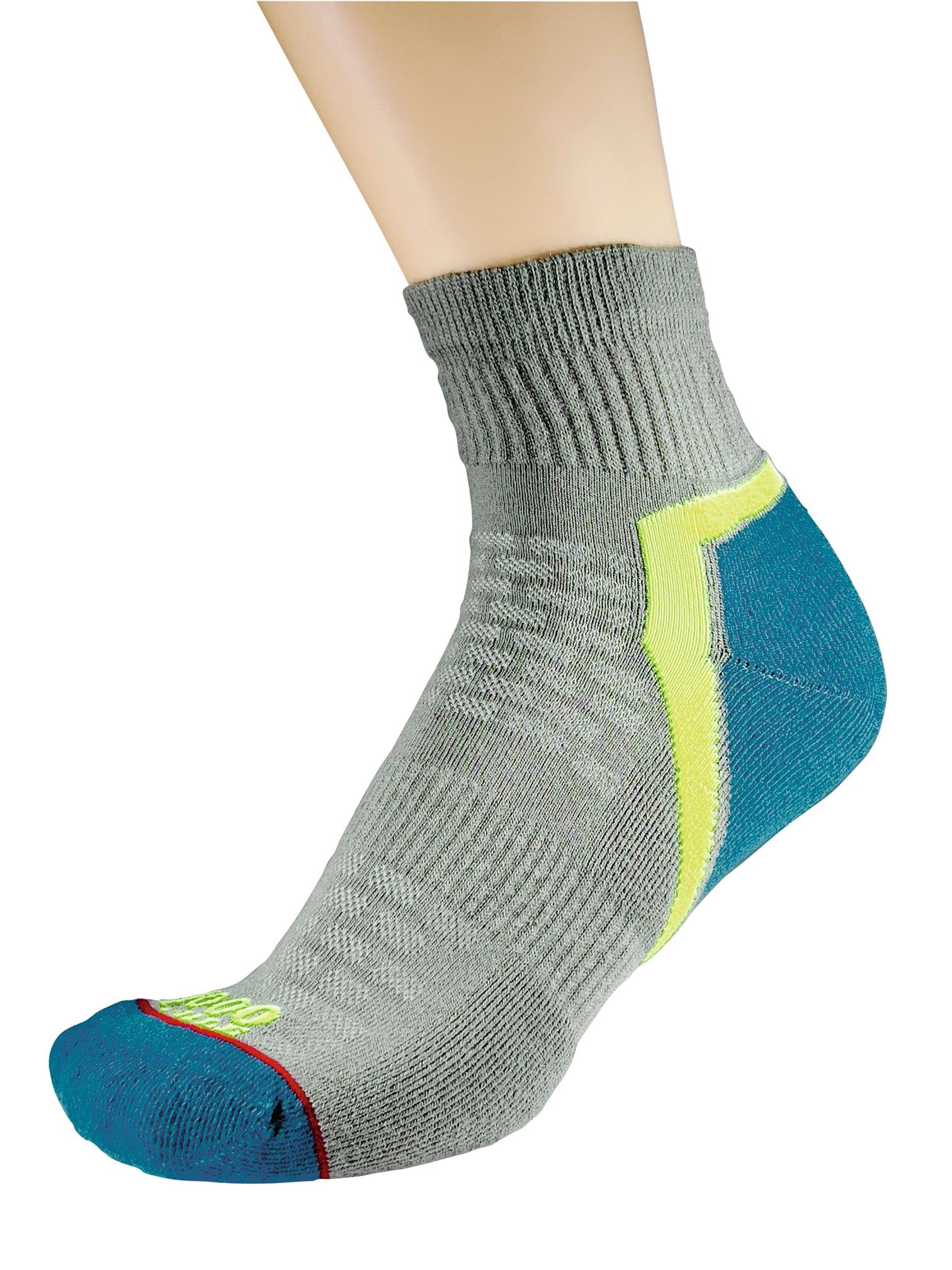 1000Mile Recycled Range Activ QTR Repreve Silver/Fluo/Teal LM