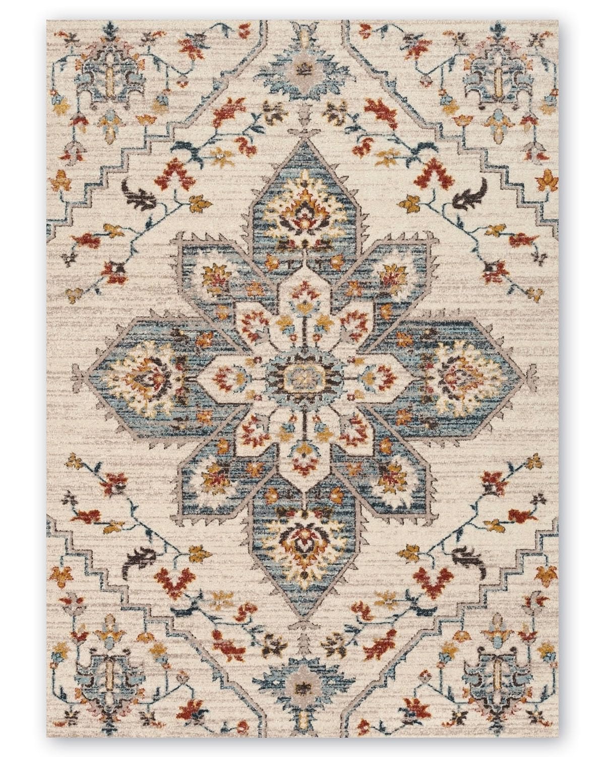 Panorama Tappeto in Vinile - Modello Kabul100x140 cm - Varie Dimensioni - Tappeti da Cucina, Corridoio e Soggiorno