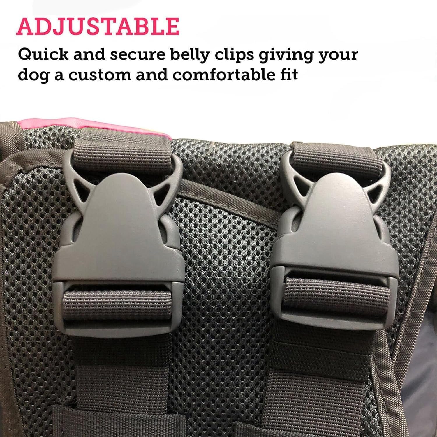 Water Float Dog Flotation Life Jacket Vest, Swimming Float Aid with Safety Handle, Adjustable Comfortable Durable Preserver High Buoyancy Coat (Pink, Large)