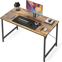 Vista 88 de CubiCubi Escritorio para computadora, escritorio pequeño de oficina en casa de 40 pulgadas, mesa de PC de estilo moderno y simple para el hogar