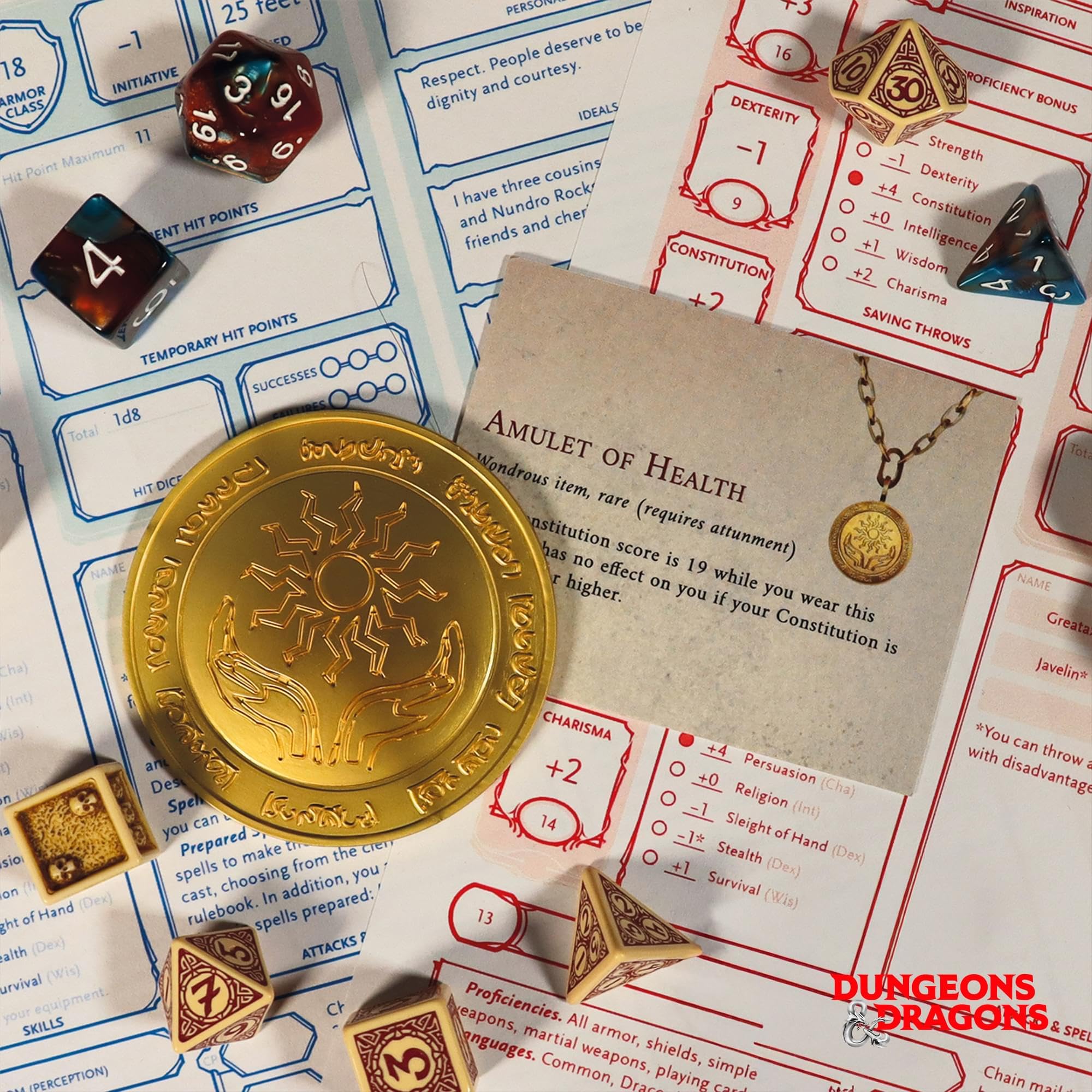 Dungeons & Dragons 24k Gold Plated Medallion (PS4)