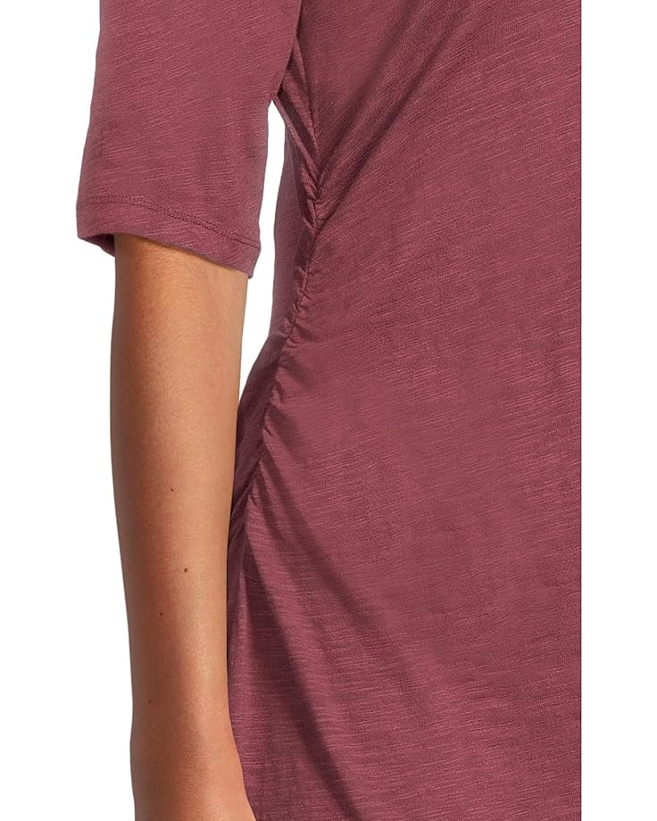 Mod-o-doc Elbow Sleeve Below The Knee Shirred Dress - #4 of 4