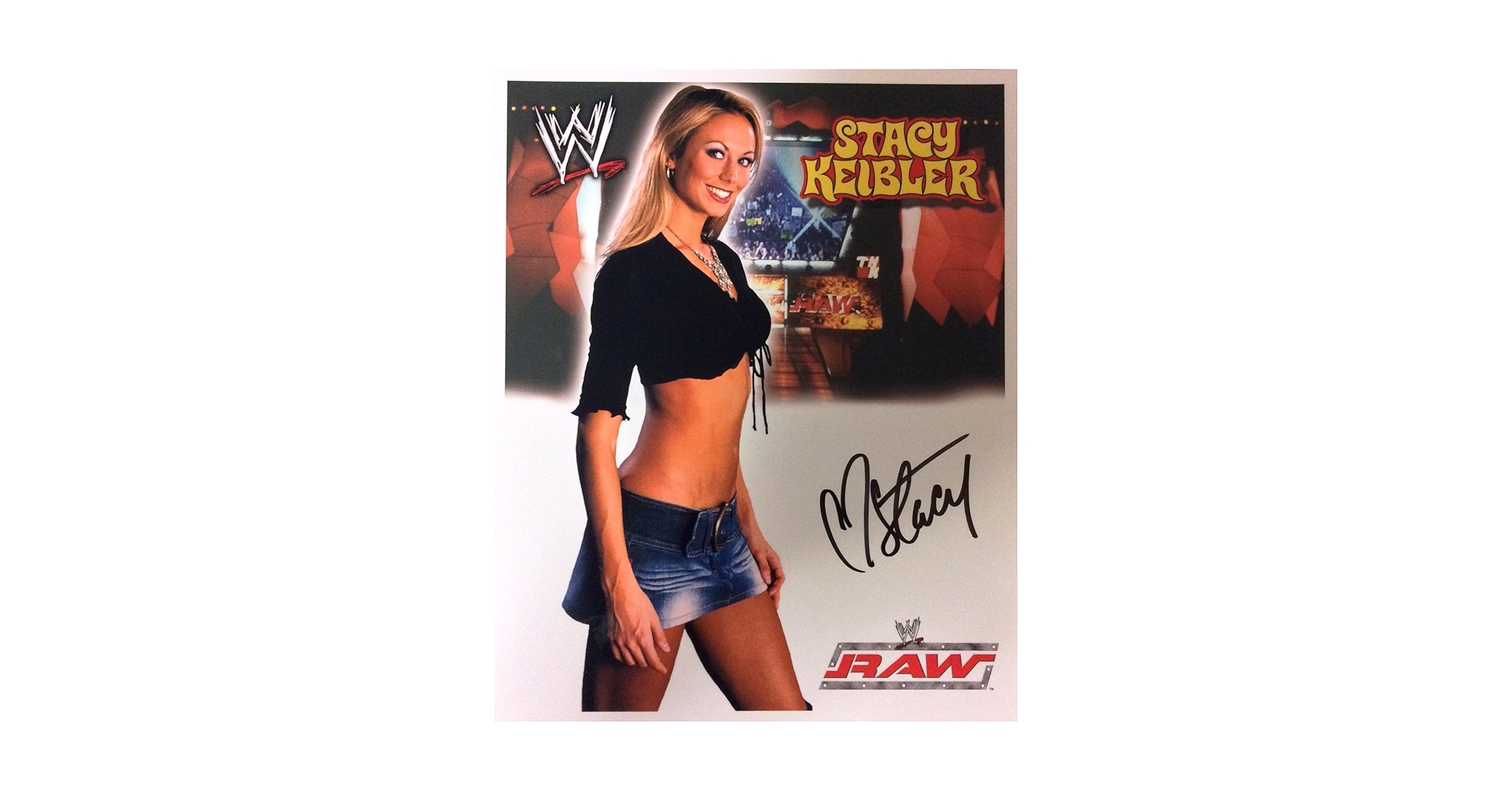 ステイシー・キーブラー直筆サイン入り超大型写真… Amazon | ShopGDC WWE ステイシー・キーブラー サイン入り 8x10