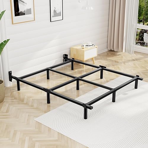 Miniatura 8 de Marco de Cama Tamaño Full, Marco de Cama de Metal Basics de 7 Pulgadas, Base Resistente de 9 Patas para Somier y Colchón, Sin Ruido, Fácil Montaje,