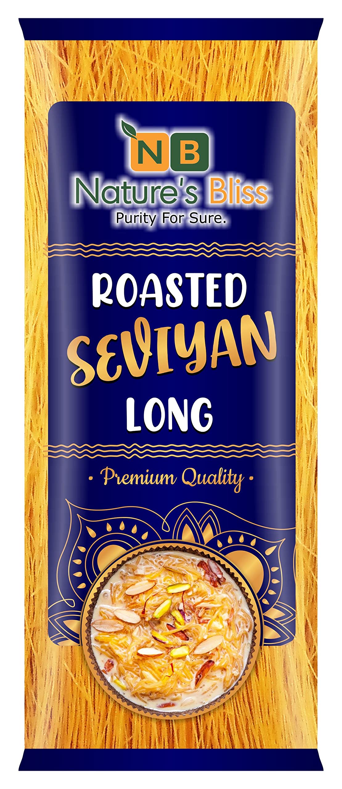 Nature's Bliss Roasted Seviyan/Natural Vermicelli Semiya-400Gm / Sevaiya/Sevai/Semoi/Sewai/Sevian/Vermicelli/Roasted Sewai Vermicelli - (400Gm), Fat Free