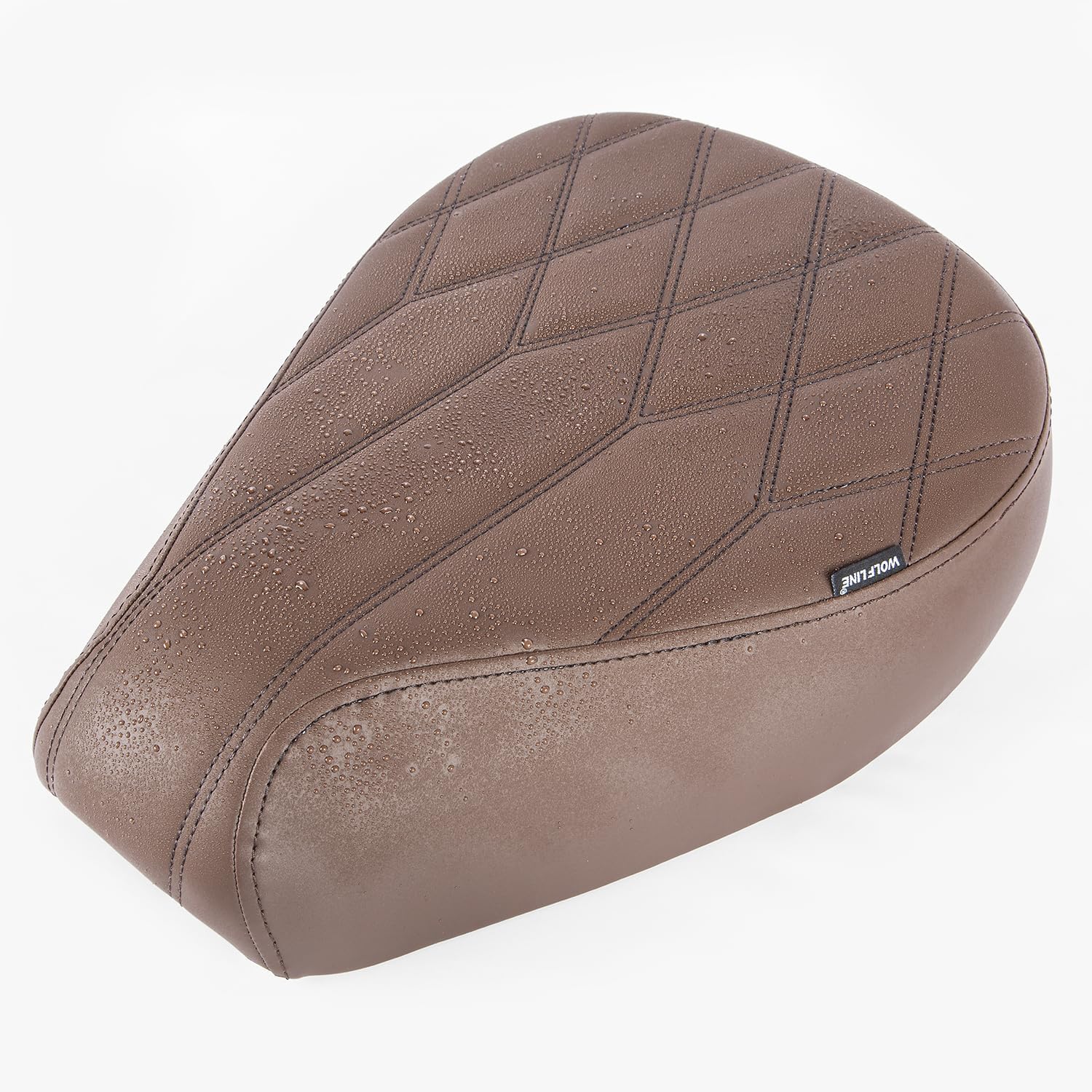Motorcycle Leather Front Driver Seat Cushion Pad fit for Trail 125 CT125 Hunter Cub 125 2020 2021 2022 2023 2024 2025 Soft Solo Pillion Saddle, Brown
