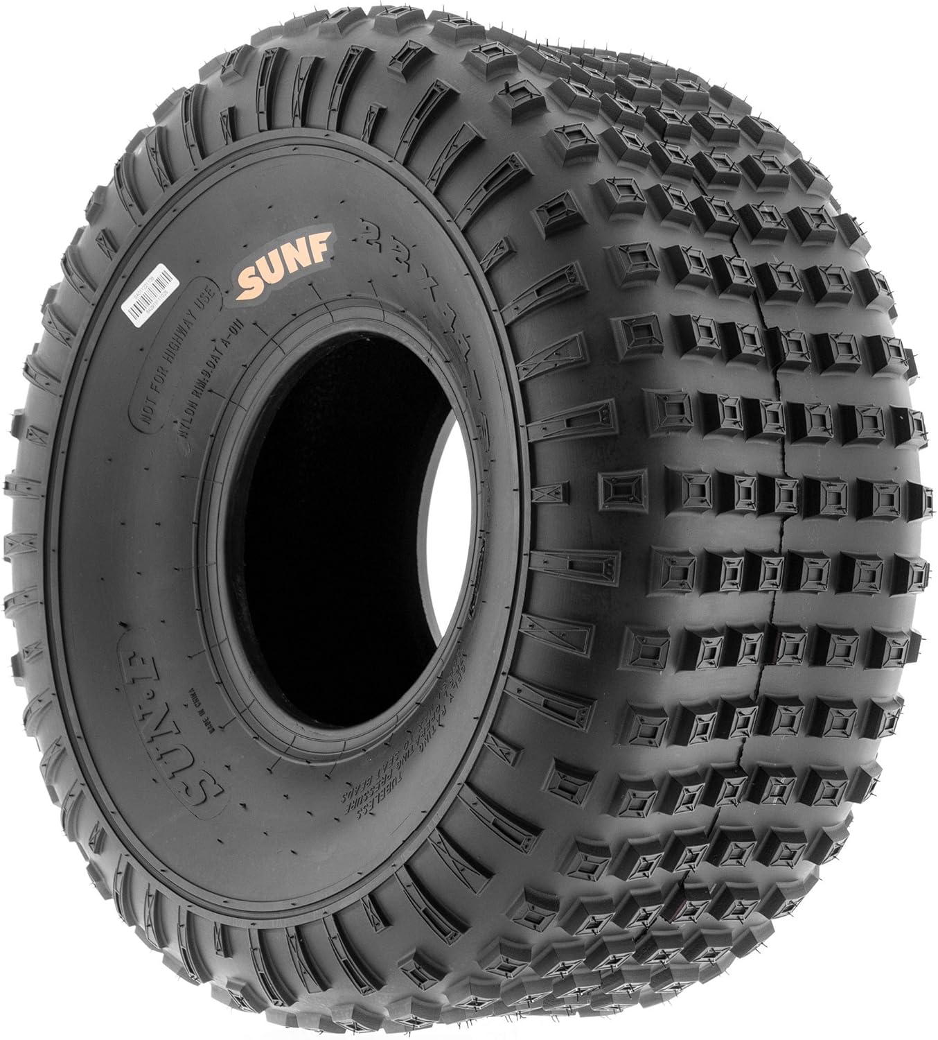SunF 25x12-9 25x12x9 Loose Terrain Hardpack ATV UTV Tire 6 PR Tubeless - A011