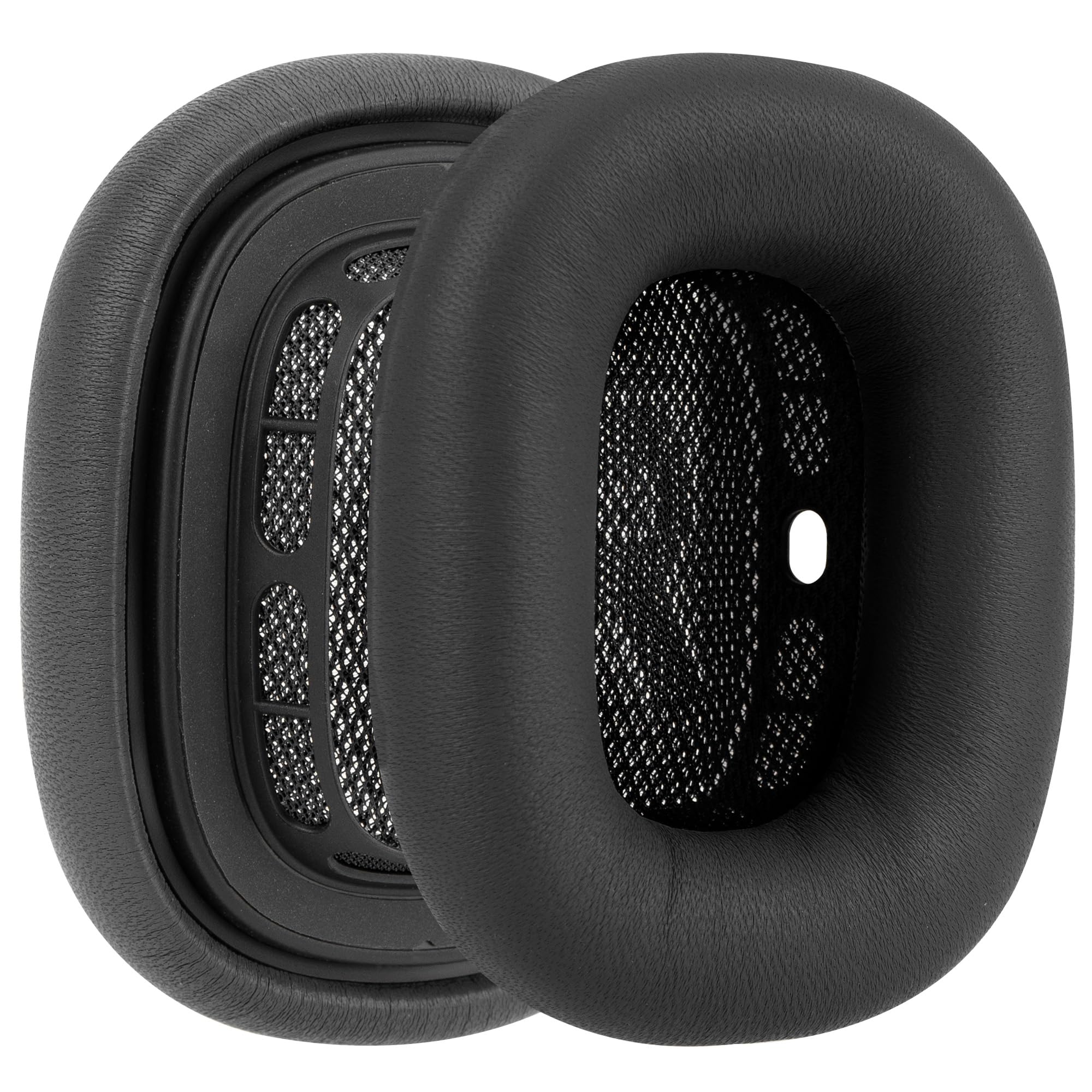 Geekria Elite Ersatz-Ohrpolster aus Schafsleder für Apple AirPods MAX (A2096)/MAX2 (A3184) Kopfhörer, Reparaturteile (Schwarz)