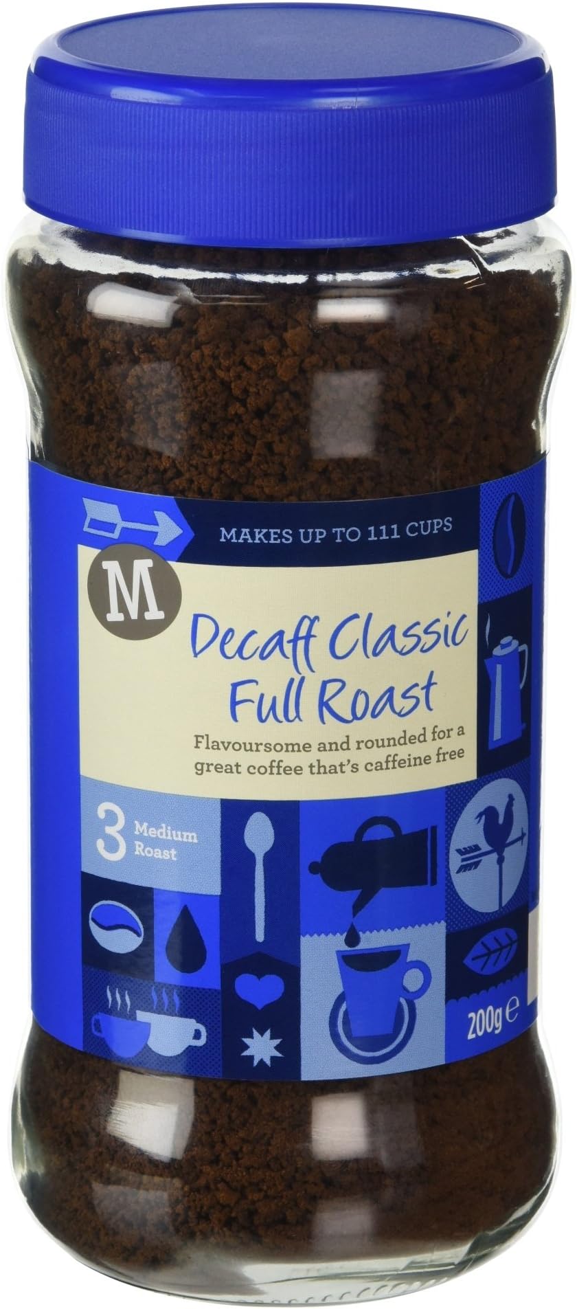 Full Roast Decaf Coffee, 200g