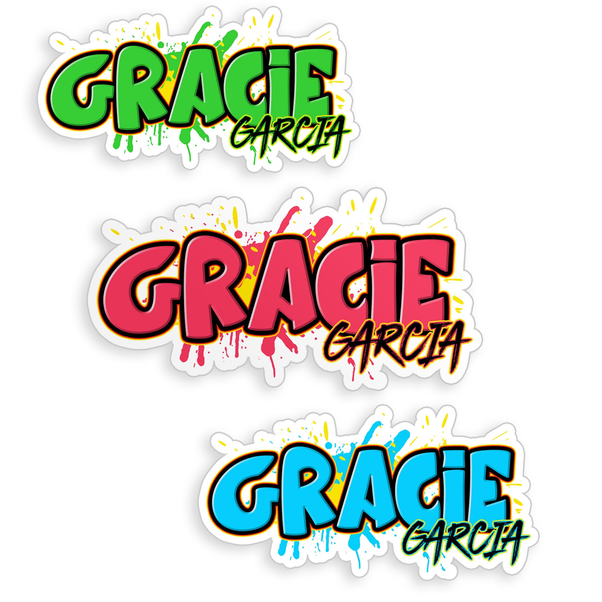 Custom Graffiti Name Sticker, Personalized Graffiti Name Stickers Decal Die-Cut Vinyl Stickers for Hard Hat Water Bottle Laptop Kindle Cars Aesthetic