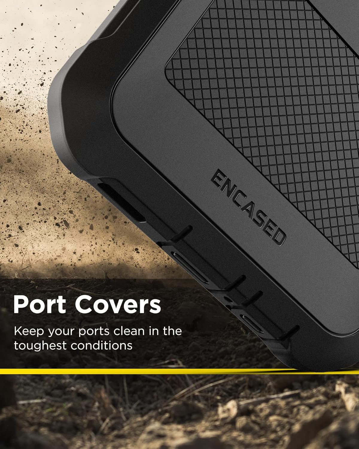 Encased Falcon Armor for Moto G Power 2022 Case with Belt Clip Holster and Built-in Screen Protector (Black) - Image 9