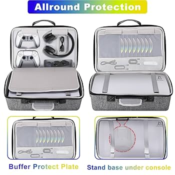 ps5 袋 Amazon.com: Ezgnuk Game Backpack for PS5 Console, Protective