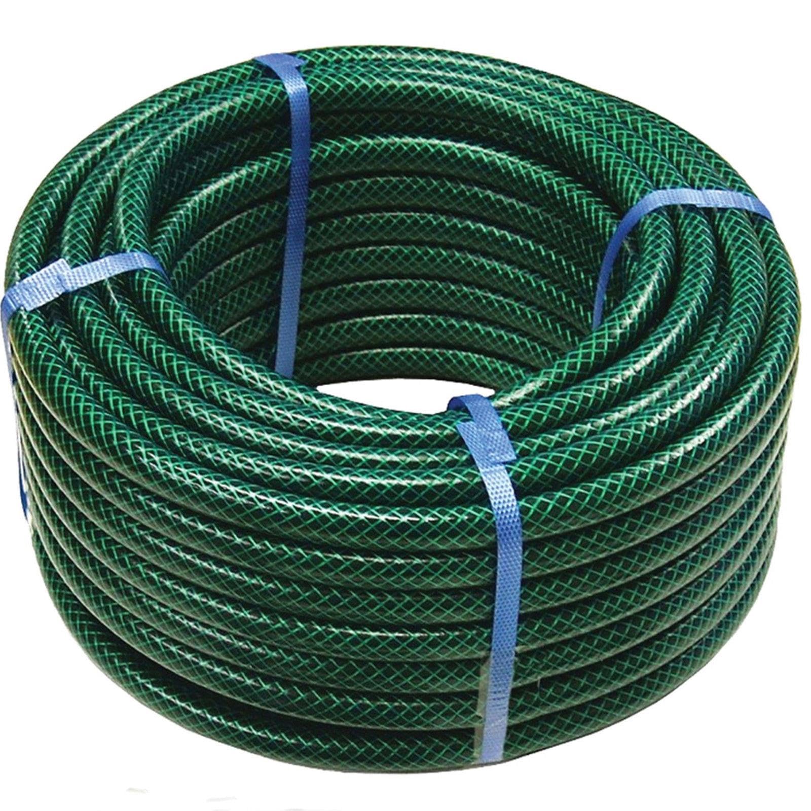 Hampton & Stewart 15m 30m 50m Garden Hose Pipe Reel Reinforced Outdoor Hosepipe UK (50M)
