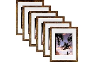 SESEAT Picture Frames 11x14, Set of 6 - Display 8x10 Photos with...