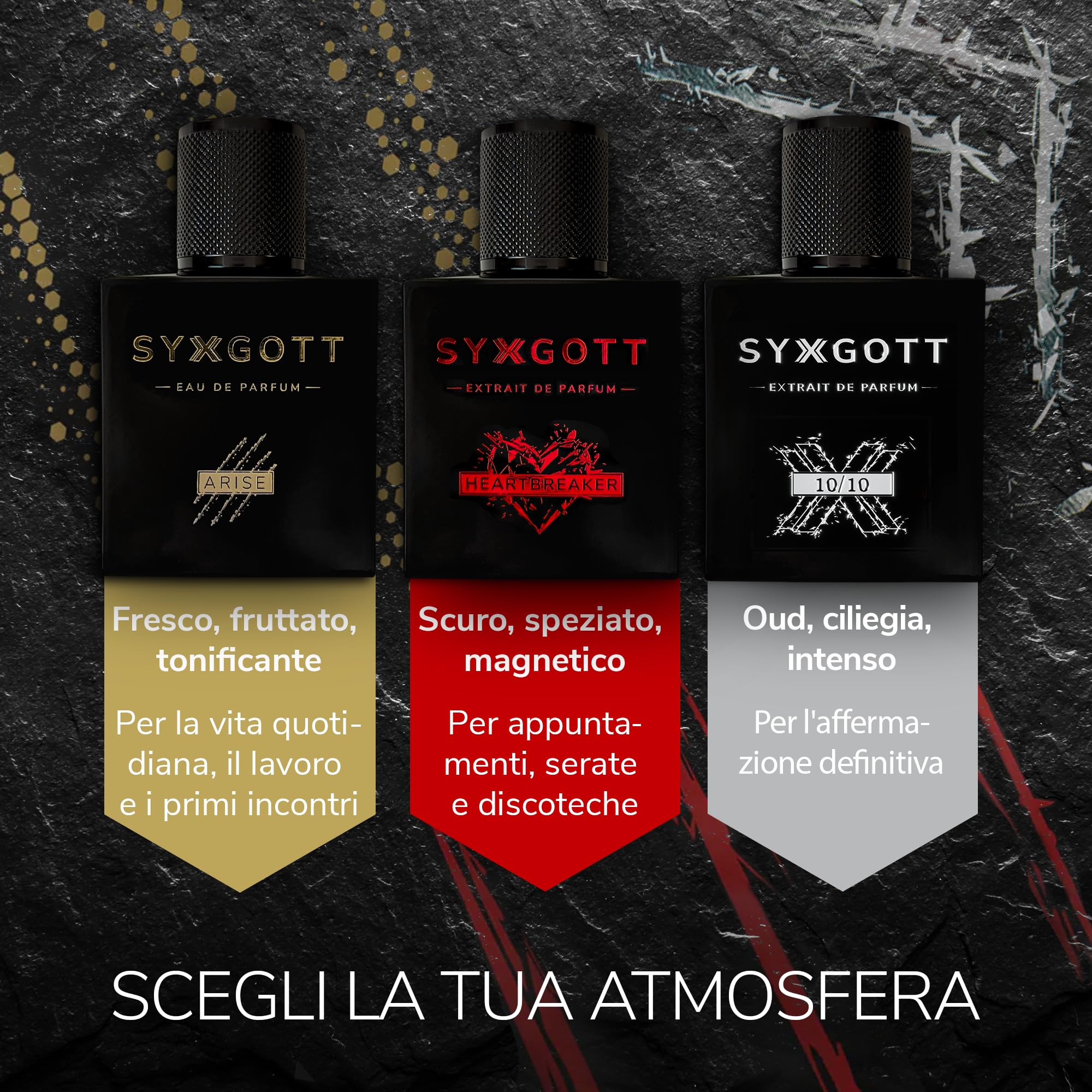 SYXGOTT HEARTBREAKER Profumo da uomo con olio di feromoni | Extrait de Parfum per uomini | Campioncino incluso | intenso, speziato e rinfrescante | Fragranza estiva durevole ideale per tutti i giorni