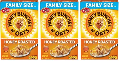 Crunchy Honey Roasted Cereal 18 Ounce (Pack of 1) Box