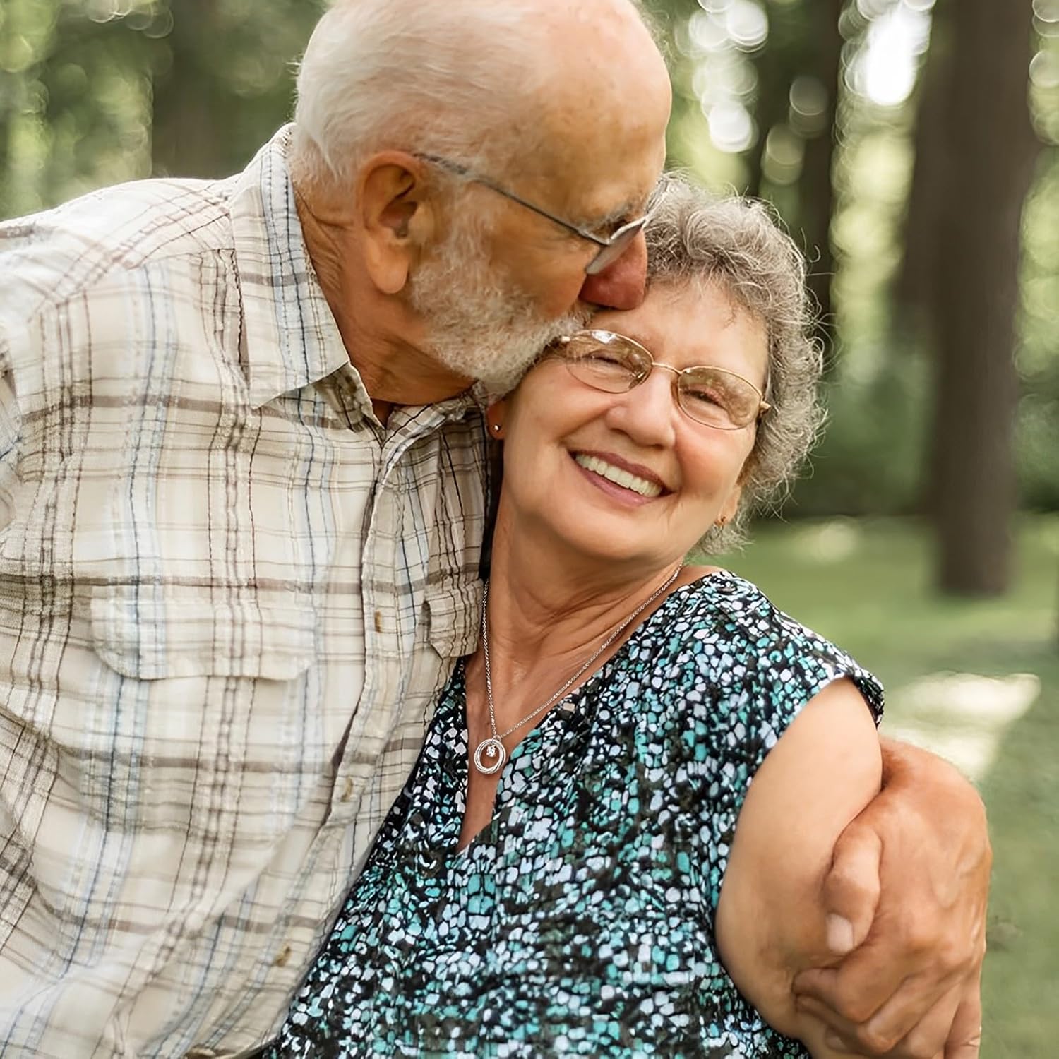 Krfy Birthday Gifts for Women Unique 925 Sterling Silver Necklace with Pearl 1ct Moissanite 30/40/50/60/70/80/90th Birthday Present for Mom Turning 30 40 50 60 70 80 90 Years Old Birthday Card for Her - Image 3