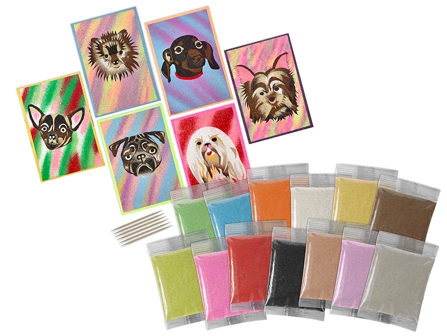Amazon.co.jp: ACTÍVA ArtiSands カラー サンドアートキット 犬