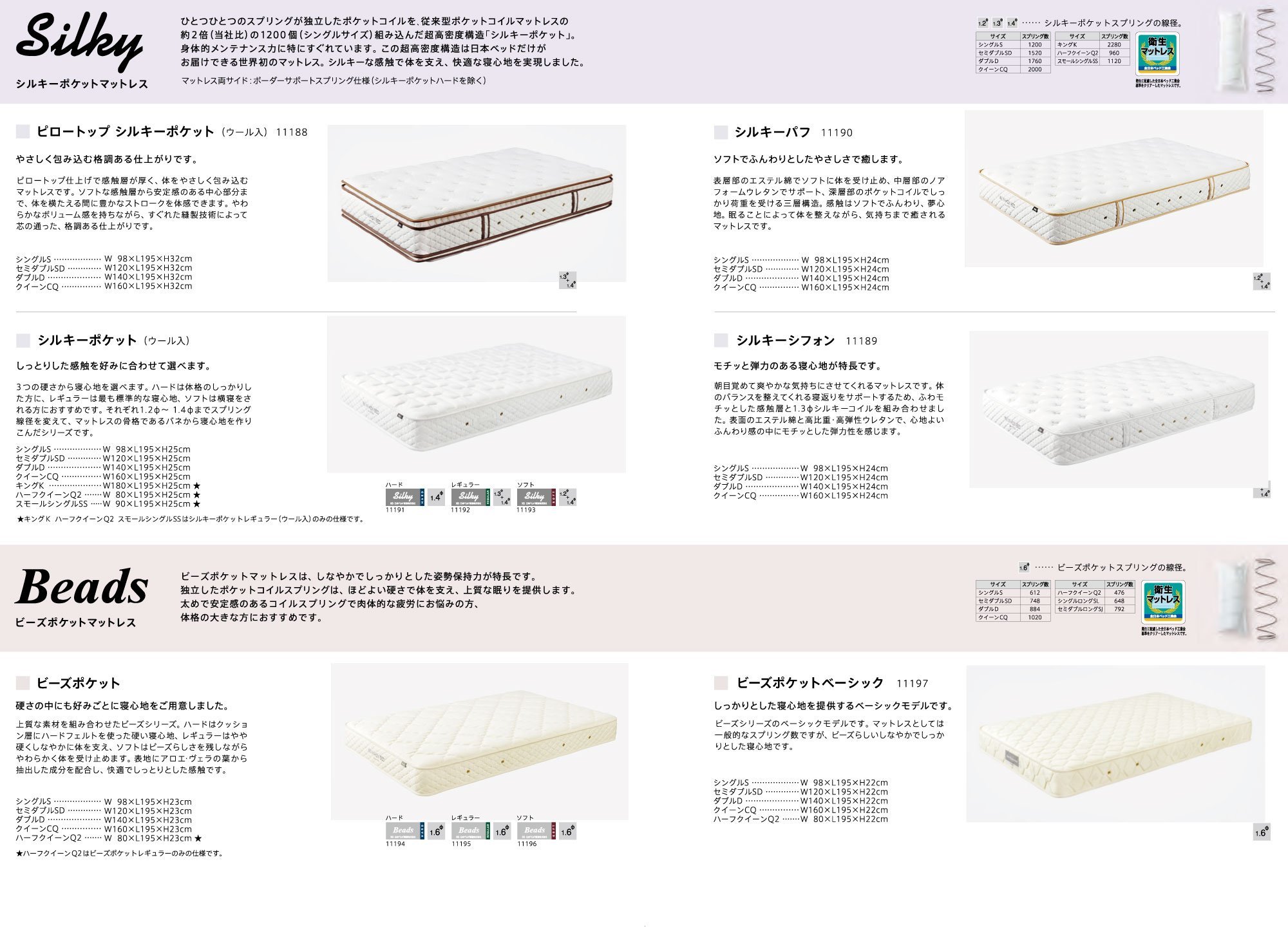 Amazon｜日本ベッド シルキーシフォン 幅140㎝ ダブルサイズ