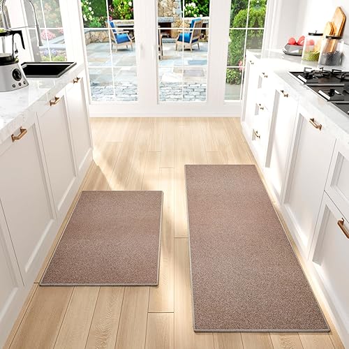 Miniatura 21 de Tapete de Cocina 1 PCS, Alfombras Acolchadas Antideslizantes para Piso de Cocina, Tapete Corredor Absorbente de Comodidad para Estar de Pie Lavable