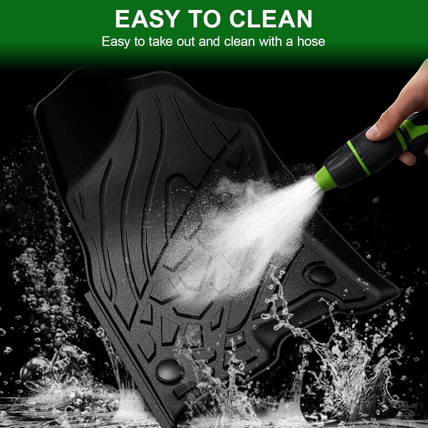 Floor Mats for 2026 2025 Dodge Ram 1500 Crew Cab Bucket Seat with Rear Under Seat Storage Box, TPE All Weather Durable Floor Liners Door Sill Guards for Dodge Ram 1500 Accessories - Image 8