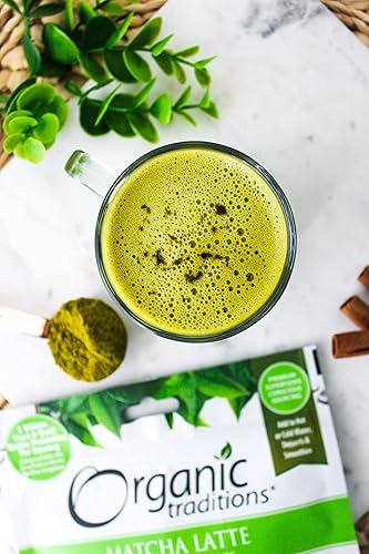 Miniatura 3 de Organic Traditions Matcha Latte & Turmeric Latte Bundle - 5.3 oz cada uno