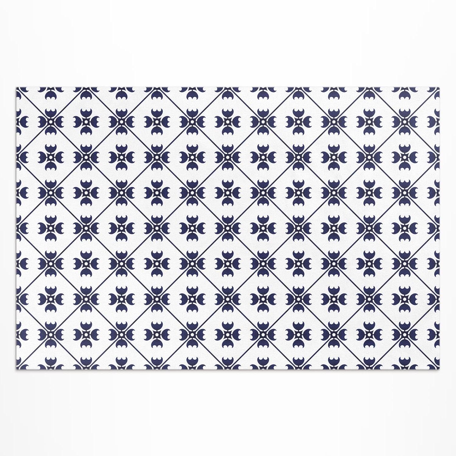 Tapis de sol vinyle extérieur 60x90 cm PVC imperméable pour balcon