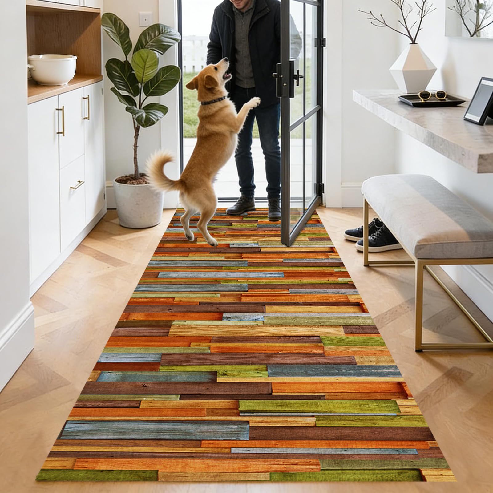Tapis de Couloir Long, Tapis pour Cuisine Devant évier 80 x 240 cm