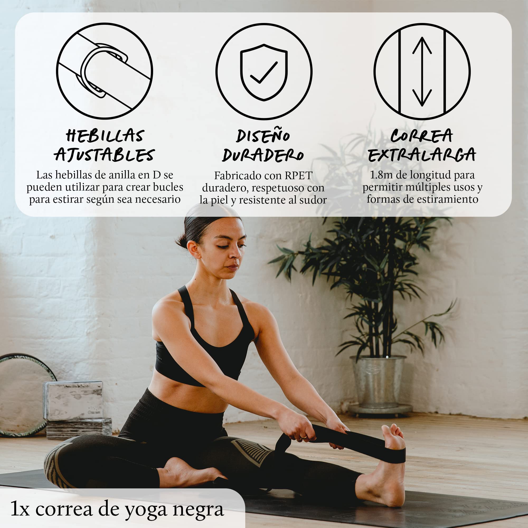 Yogibare - Esterilla de Yoga para Principiantes, diseño de Patas de Agarre Extremo con 2 Bloques de Yoga