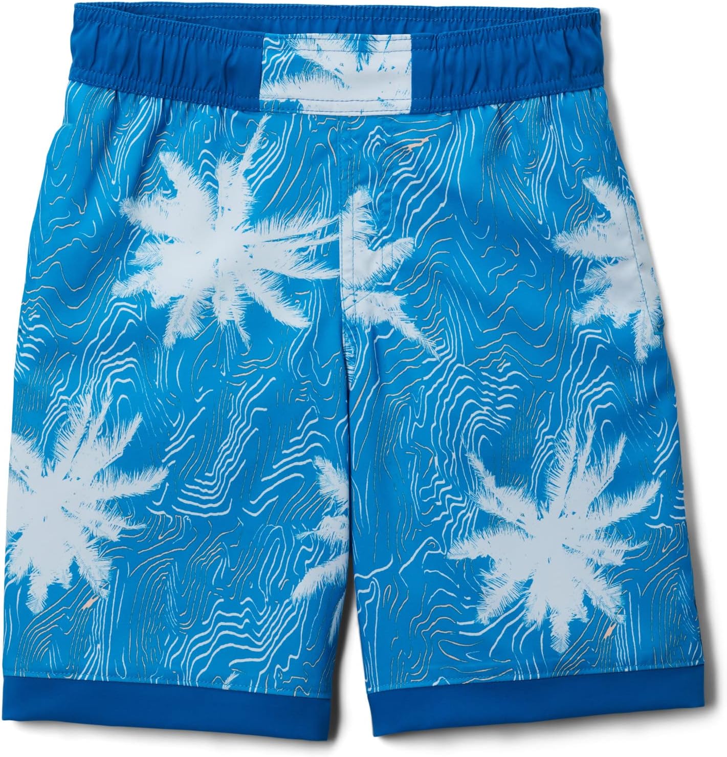 Compass Blue Topo Palms/Bright Indigo