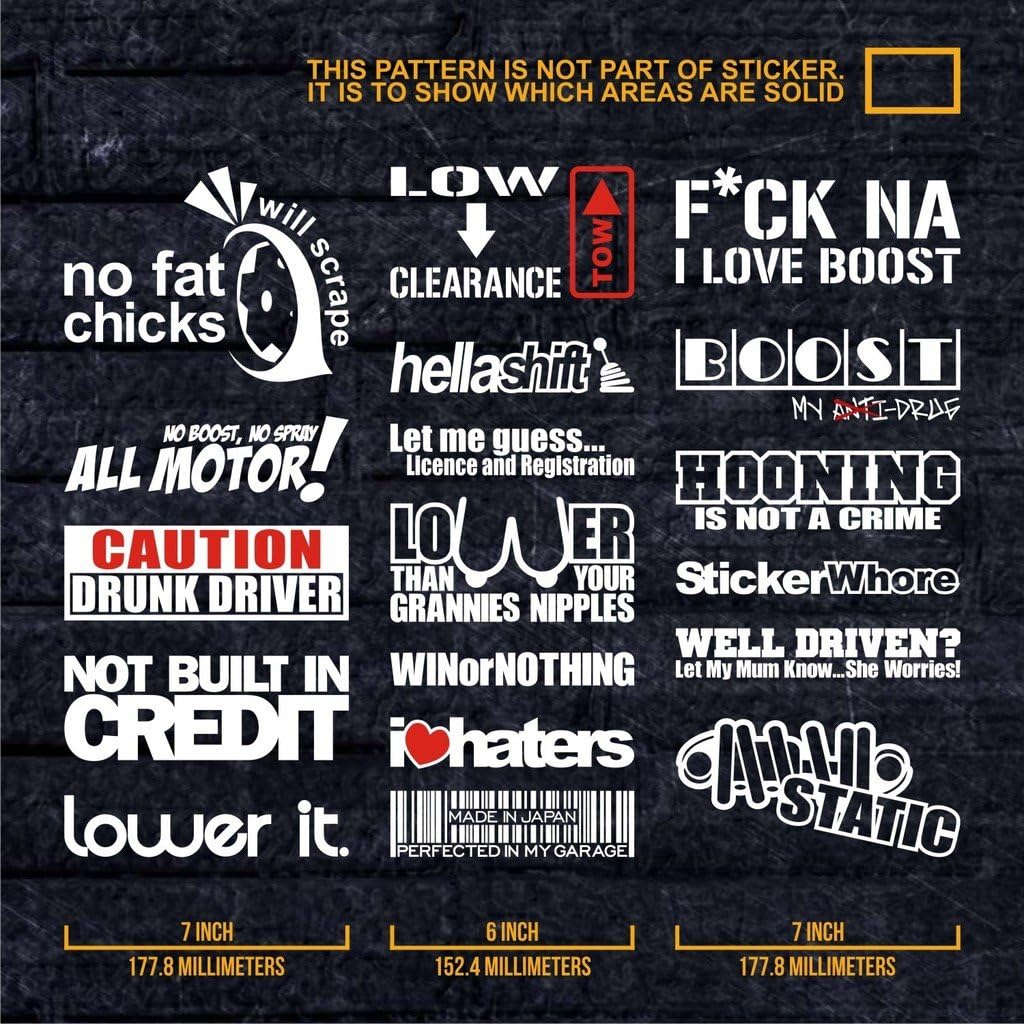 Amazon static lower it haters hooning hellashift winornothing sticker