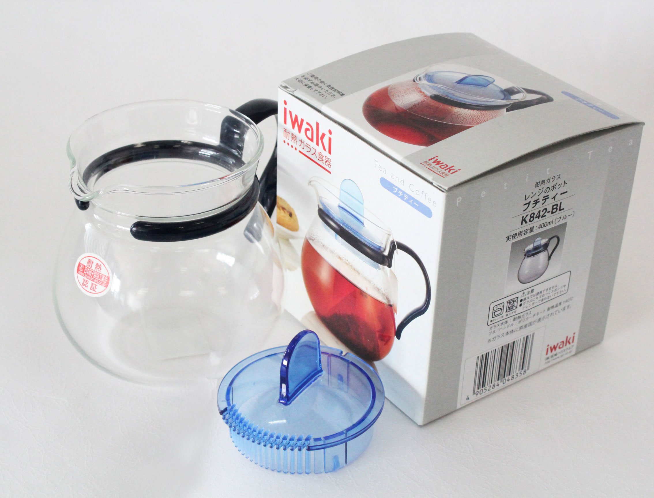 Amazon｜iwaki(イワキ) 耐熱ガラス ティーポット レンジのポット プチ