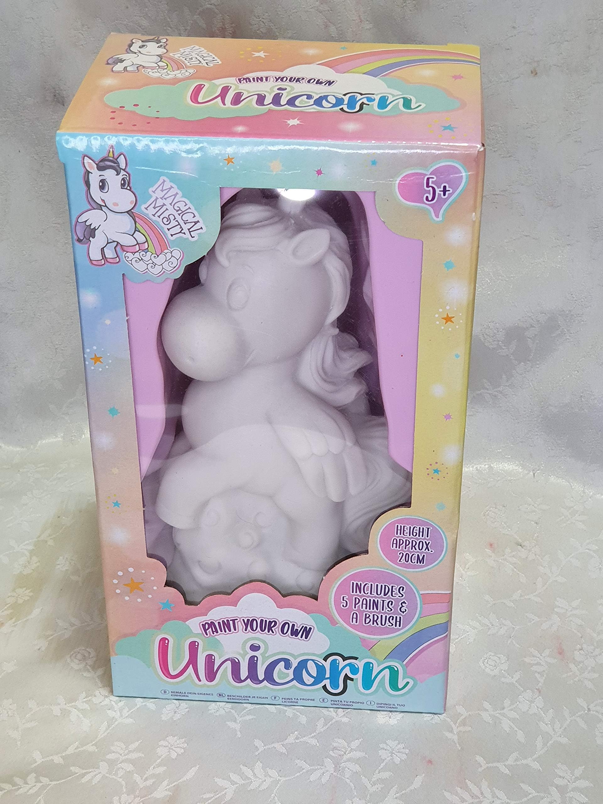 Magical Misty Unicorn - Paint your own Unicorn Figurine - Complete Box Pack