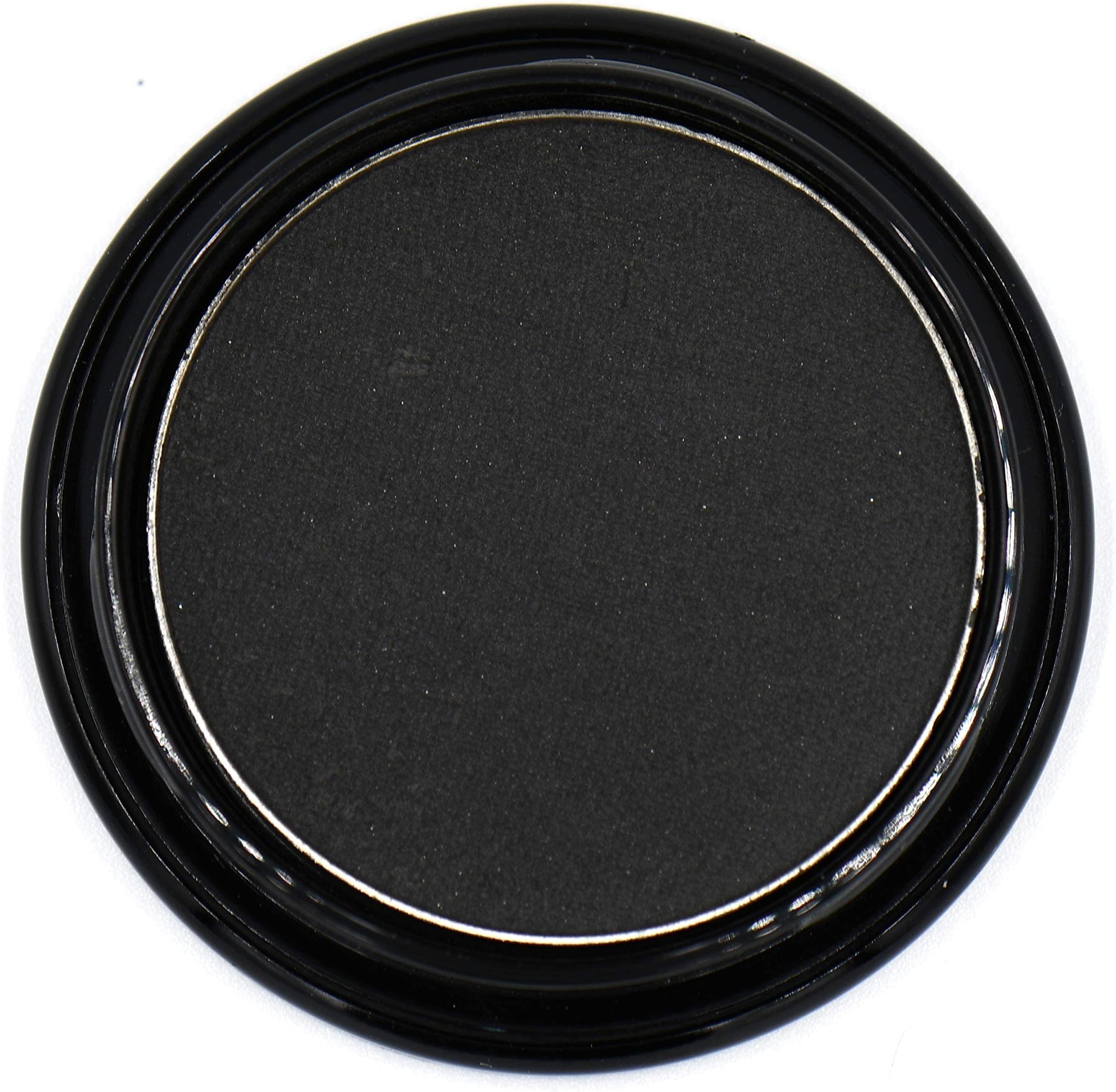 Pure Ziva Black Matte Opaque Smokey Eye Onyx Midnight Zero Jet Black Pressed Powder Single Vegan Eyeshadow; Talc, Paraben & Cruelty Free
