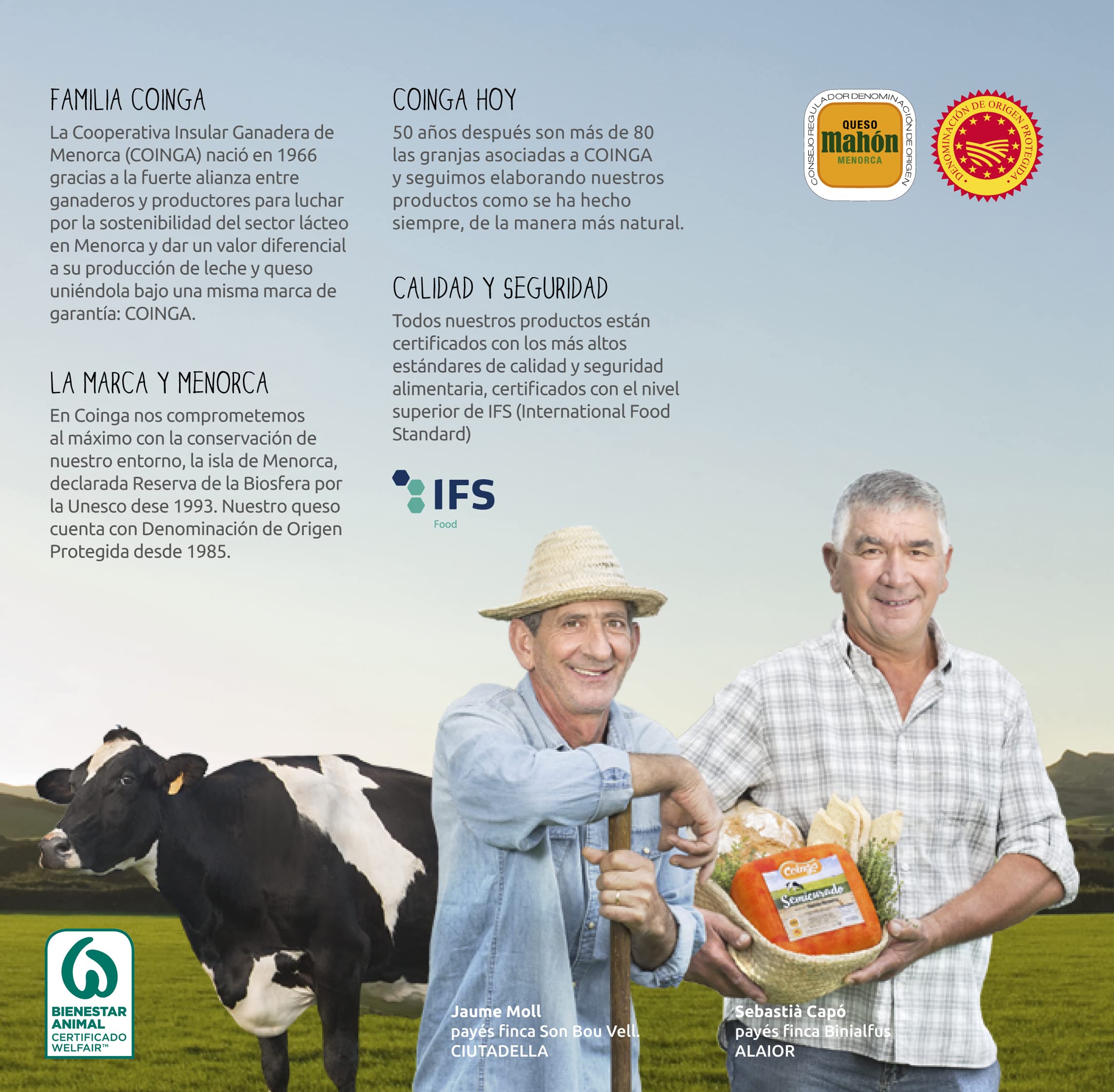 PACK DE 6 KEFIR NATURAL DE LECHE DE VACA DE MENORCA - 100% Natural - Alimento probiótico - 6 Botella de 1 L. (Natural)