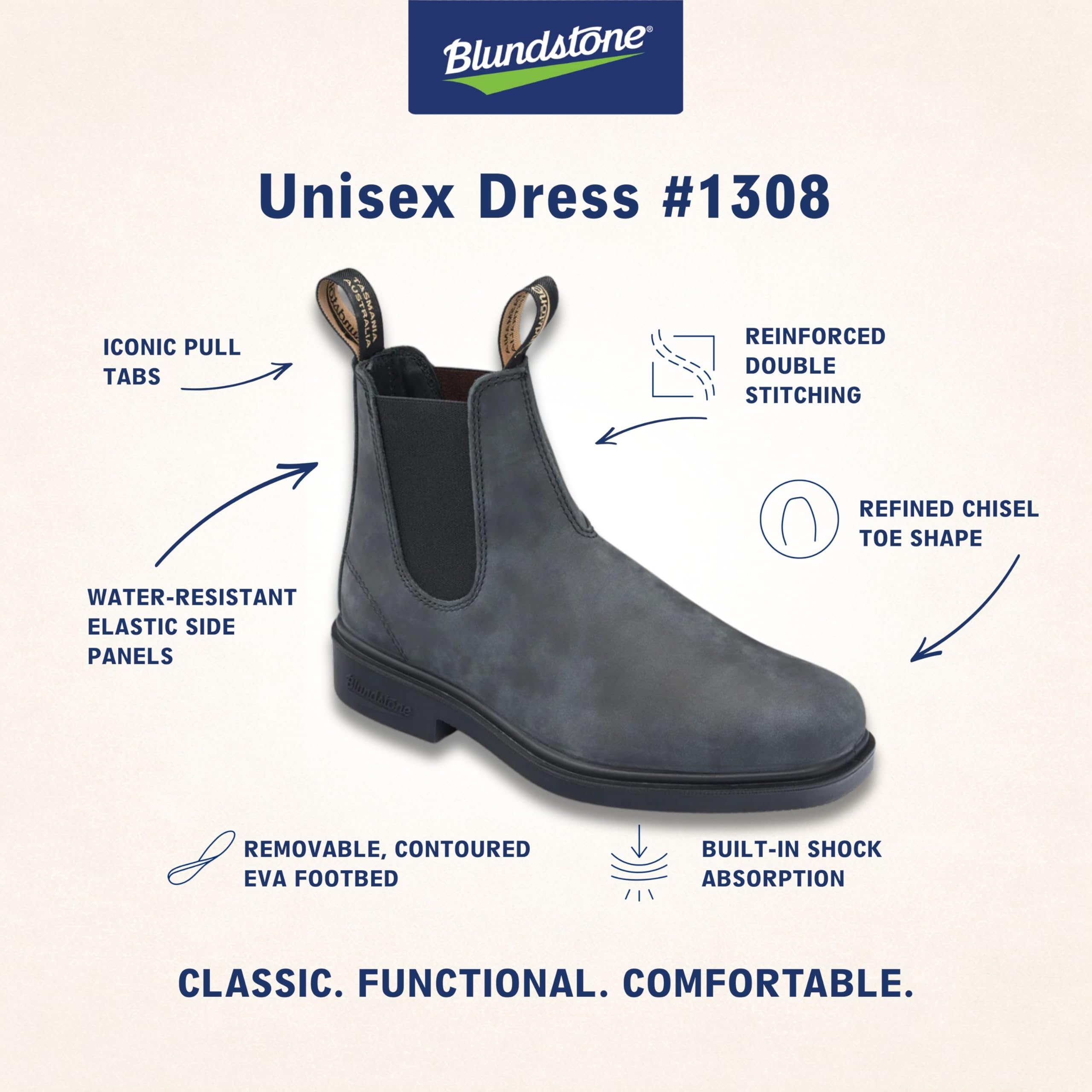 Blundstone Beatles Donna Nero 510bc510